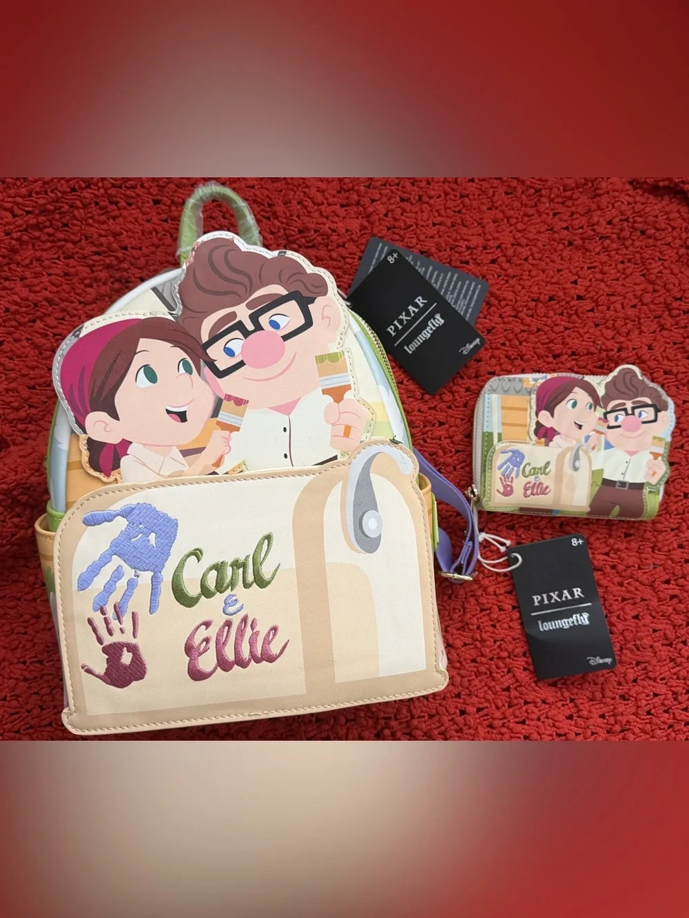 Loungefly Carl & Ellie Kids Mini Backpack - Pastel Multi